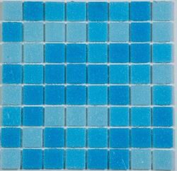 Мозаика стеклянная SKY BLUE
